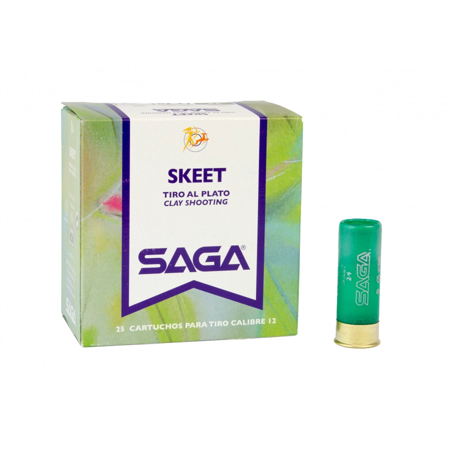 Amunicja Śrutowa SAGA kal. 12/70 Skeet 24 g 1/2