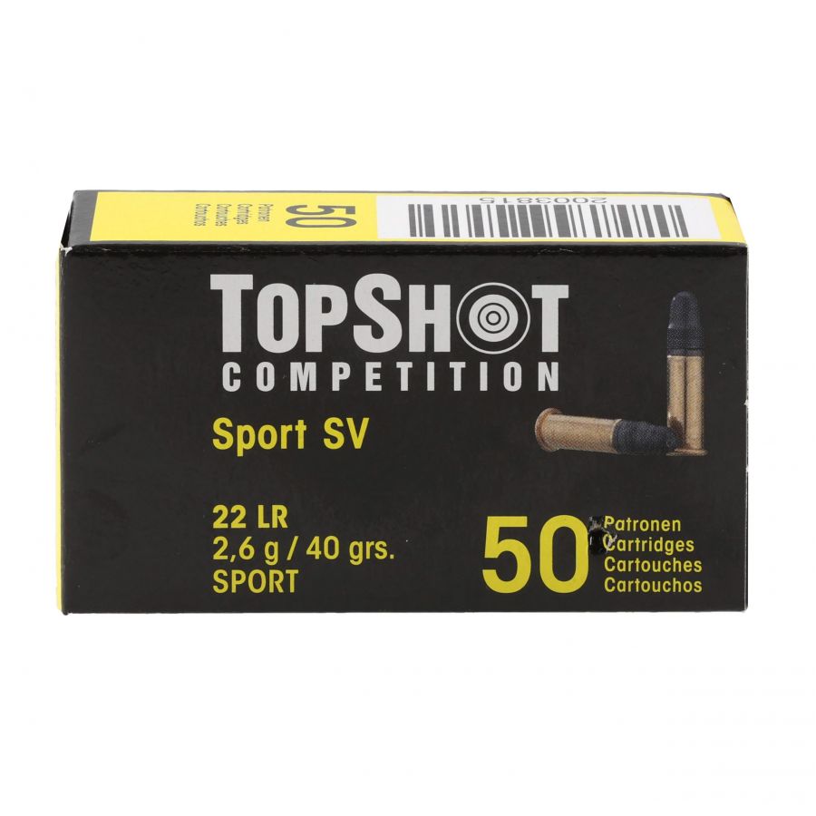 Amunicja Topshot Competition Black .22LR 2,59 g / 40 gr 4/4