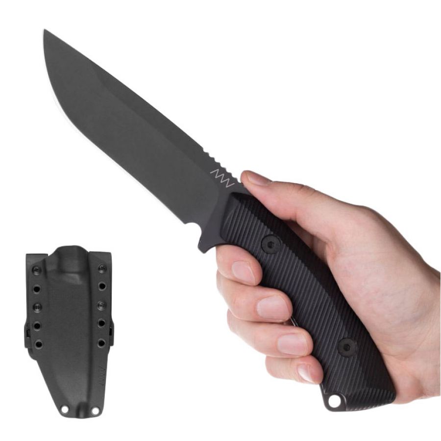 ANV Knives M200 HT knife ANVM200-001 black. 3/3