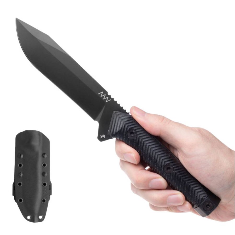 ANV Knives M73 Kontos knife ANVM73-002 black. 3/3