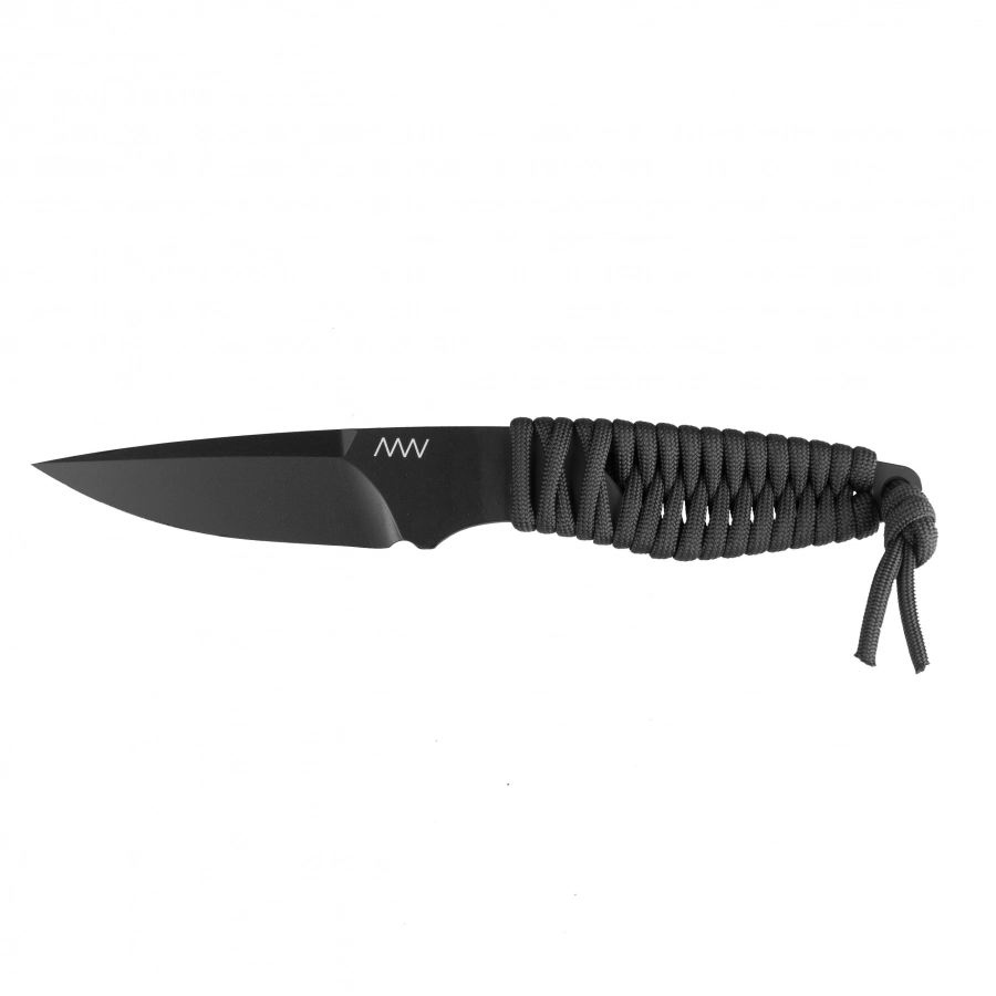 ANV Knives P100 ANVP100-037 black paracord knife 1/3