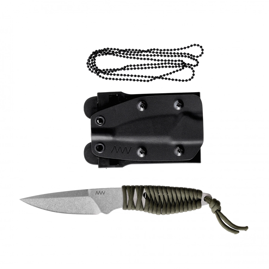 ANV Knives P100 knife ANVP100-004 olive.paracord 4/5