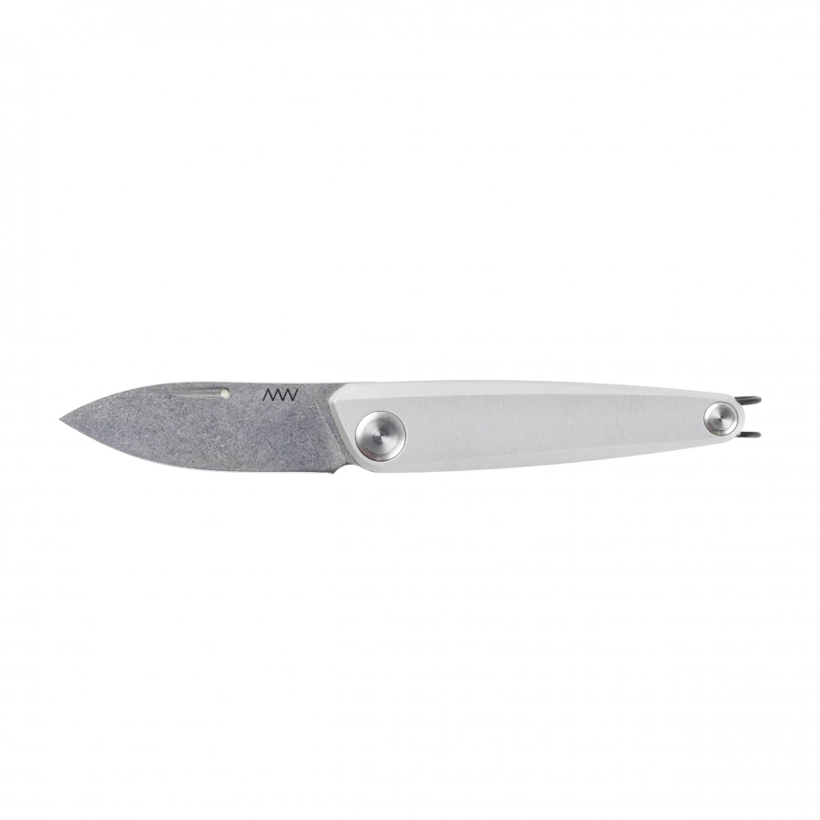 ANV Knives Z050 folding knife ANVZ050-003 silver. 1/5