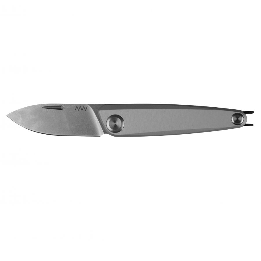 ANV Knives Z050 folding knife ANVZ050-003 silver. 1/2