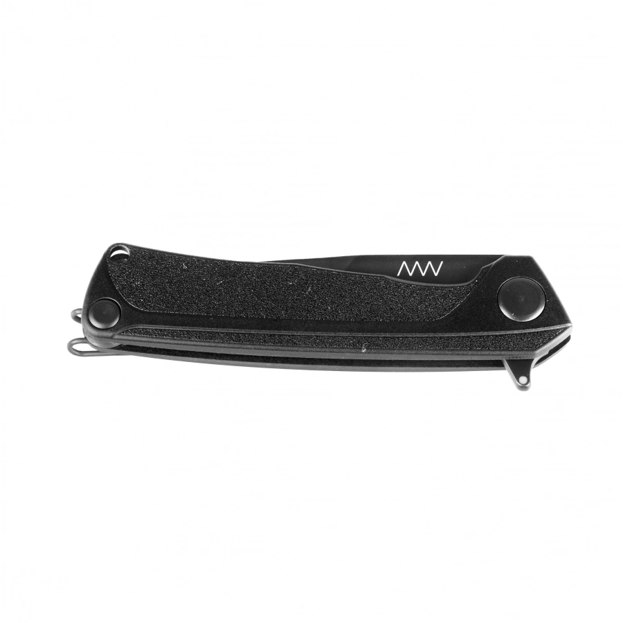 ANV Knives Z100 BB folding knife ANVZ100-052 black. 3/4