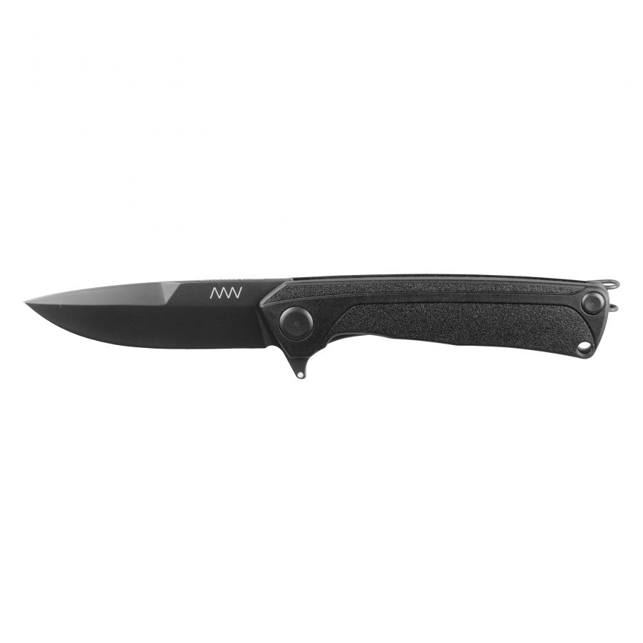 ANV Knives Z100 BB folding knife ANVZ100-052 black. 1/4