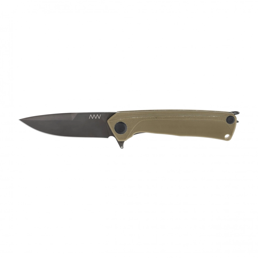 ANV Knives Z100 folding knife ANVZ100-024 olive green 1/5