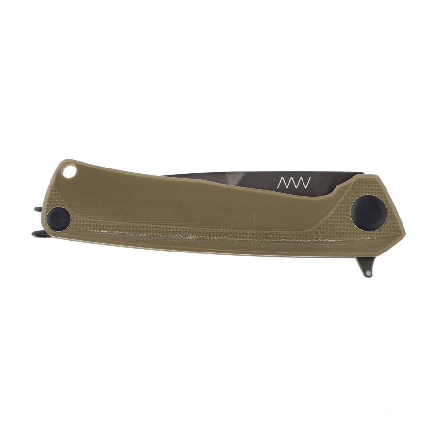 ANV Knives Z100 folding knife ANVZ100-024 olive green 4/5