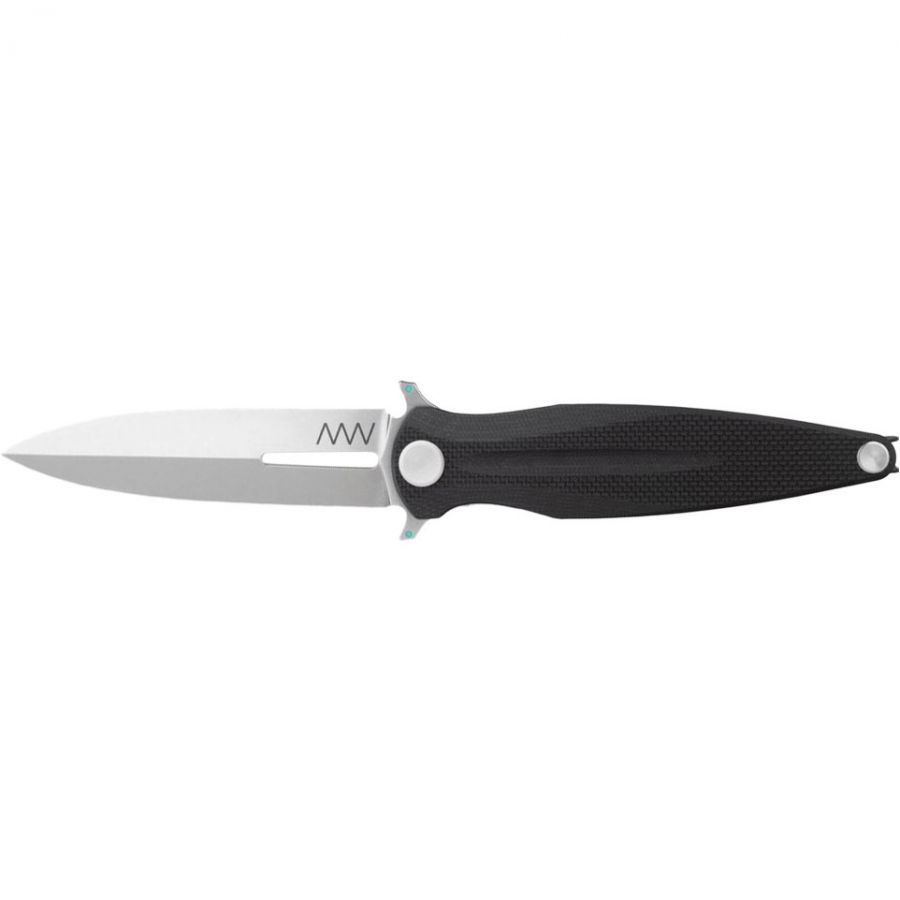 ANV Knives Z400 folding knife ANVZ400-004 black 1/2