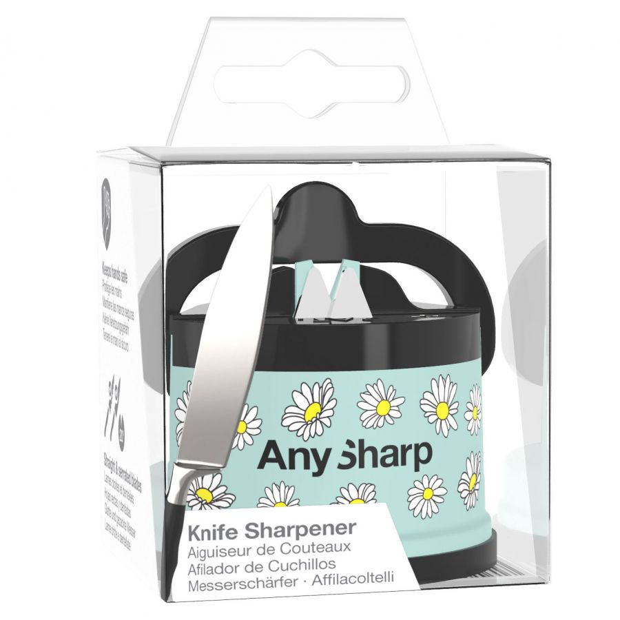 AnySharp classic blue daisy sharpener 4/4