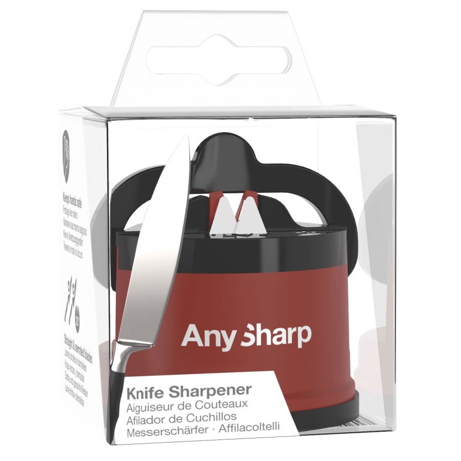 AnySharp classic maroon sharpener 4/4