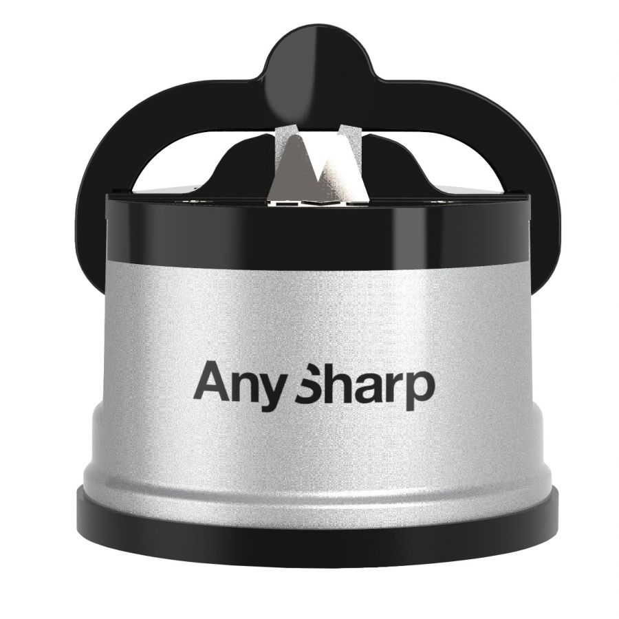 AnySharp classic silver sharpener+scissors set 3/5