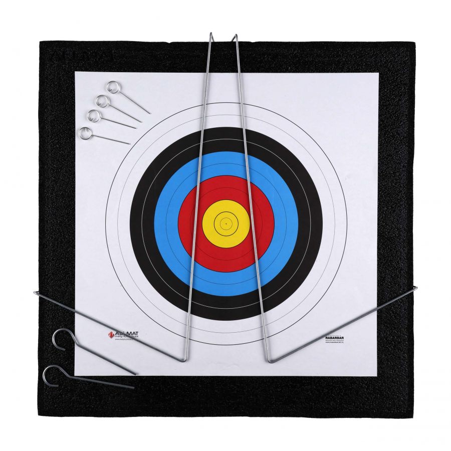 Archery mat 60x60x15 cm + foam frame 3/4