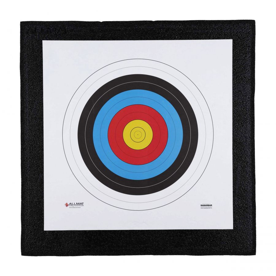 Archery mat 60x60x25 cm + foam frame 1/4