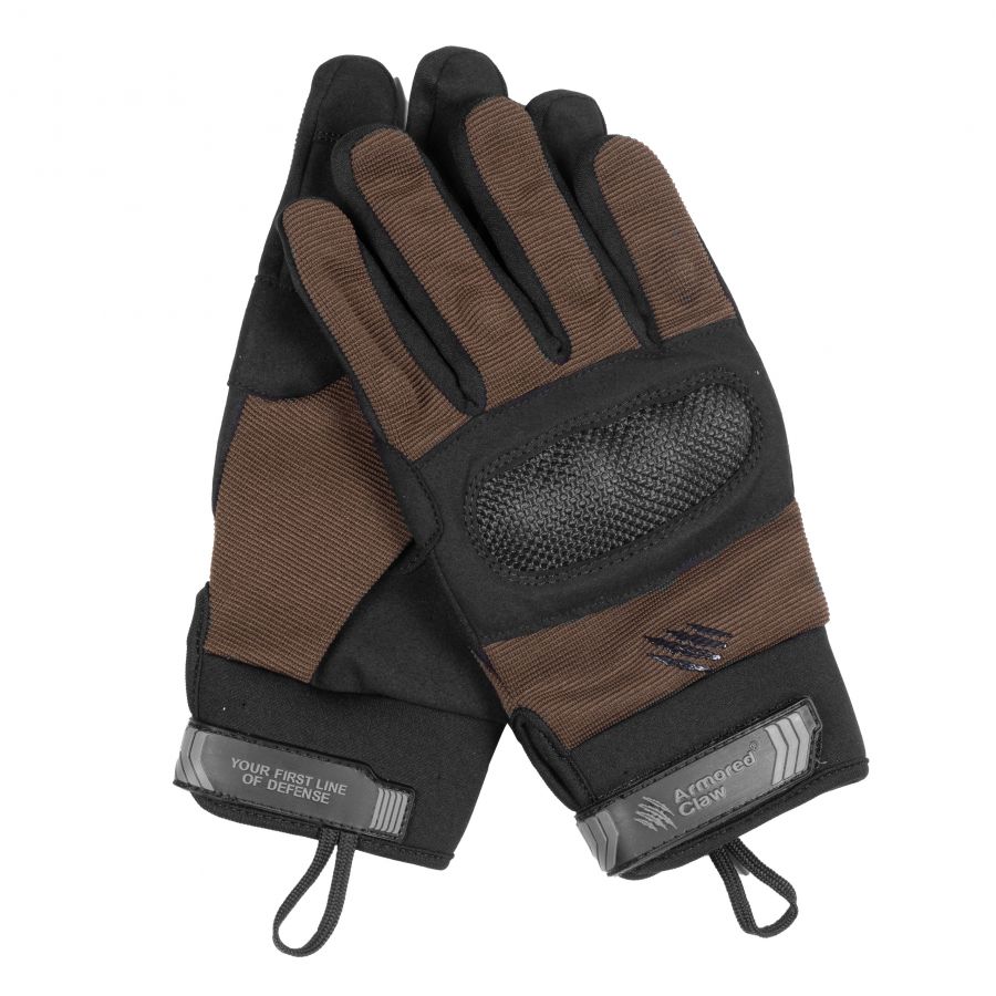 Armored Claw Shield olive green tactical gloves 1/2