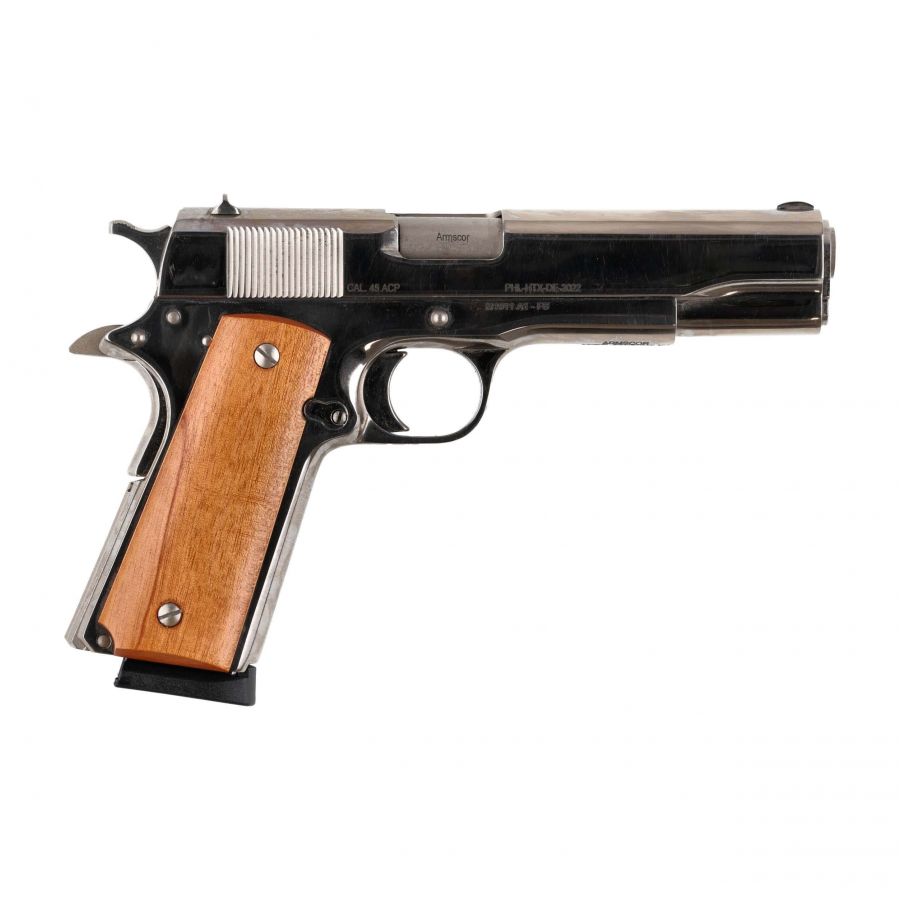Armscor 1911 GL FS Chrome cal. 45 ACP pistol 2/11