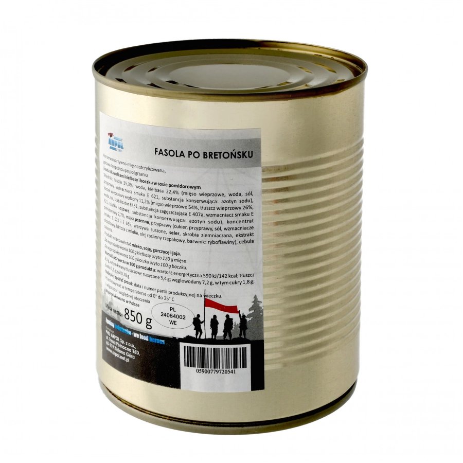 Arpol bretagne beans 850 g 2/4