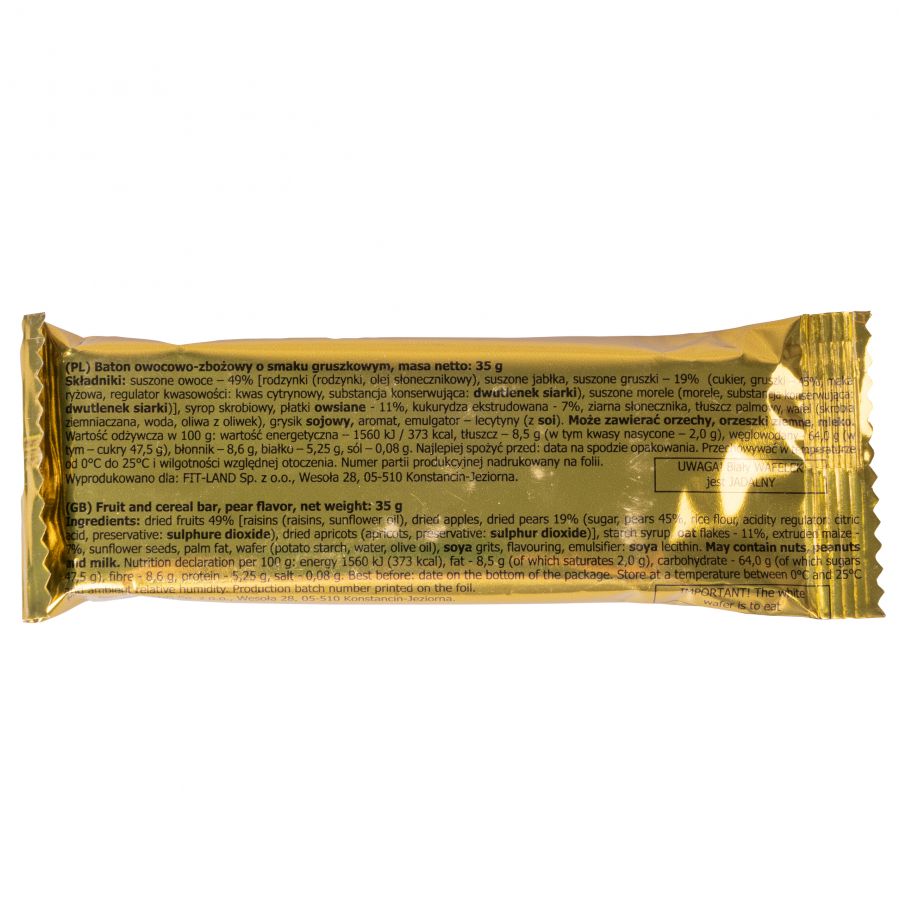 Arpol cereal and fruit bar, pear 35 g 1/1