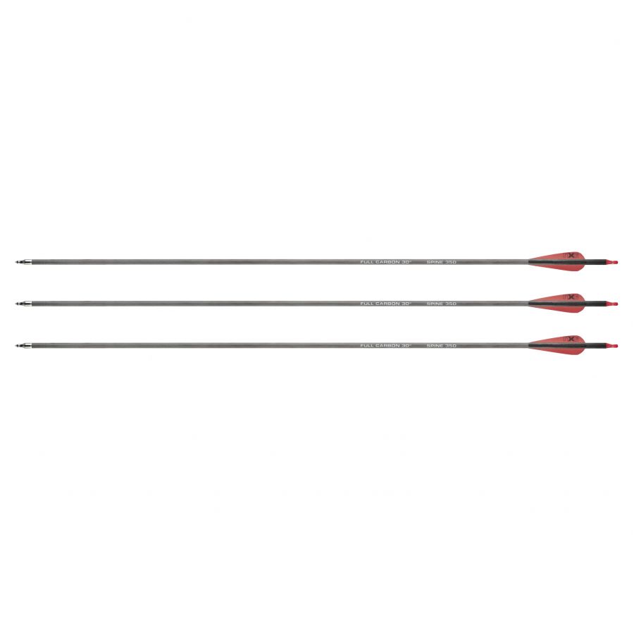 Arrow NXG fiber carbon 30" arrowhead os targets, 350 sp,3x 1/1