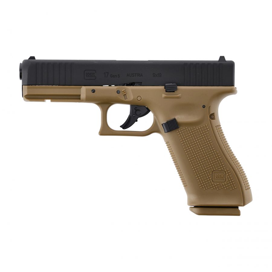 ASG Glock 17 gen 5. 6 mm BB pistol replica coyote 1/9
