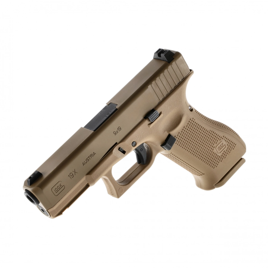 ASG Glock 19X 6 mm coyote gas replica pistol 3/9