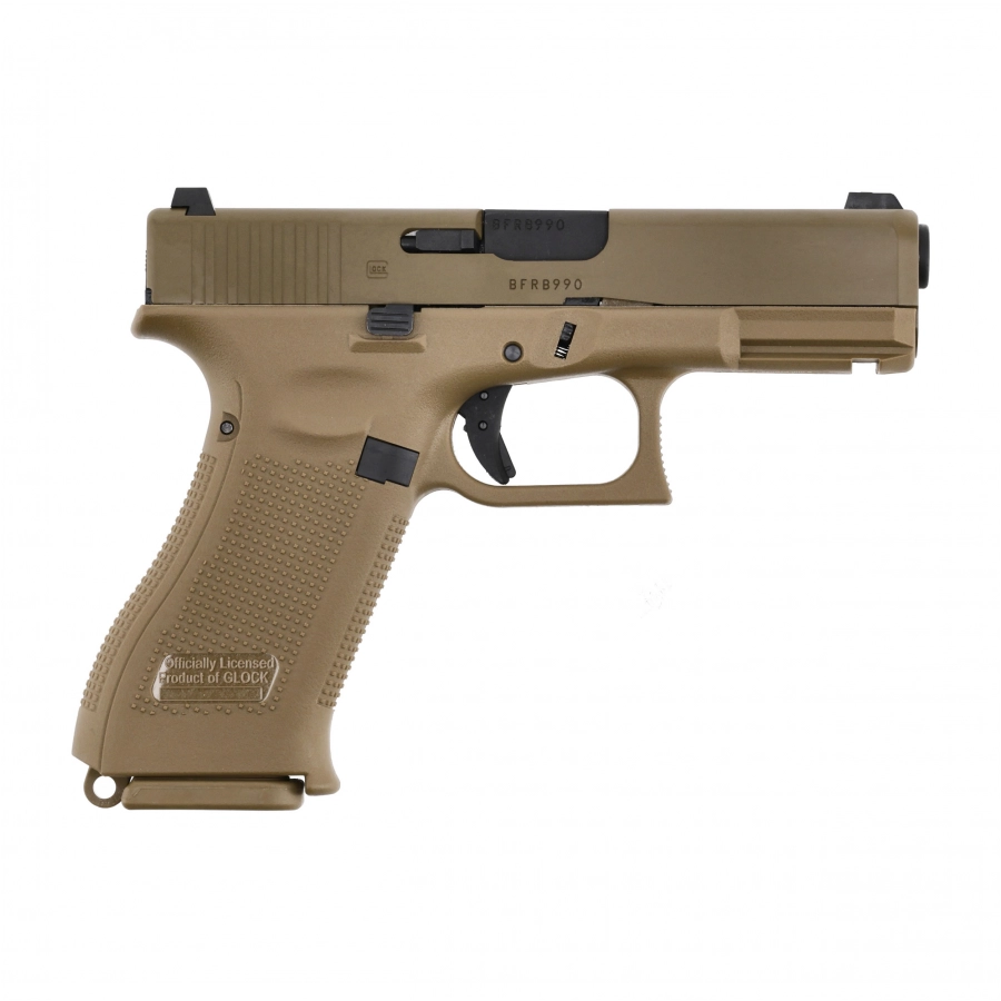 ASG Glock 19X 6 mm coyote gas replica pistol 2/9