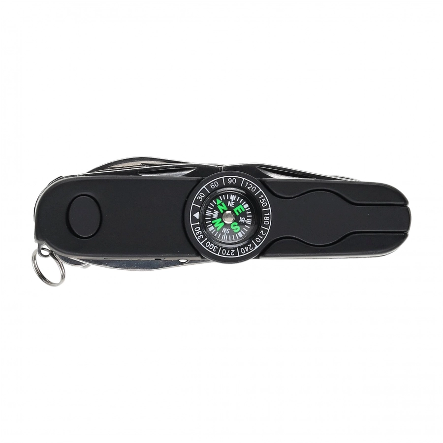 Azimuth Izeron black pocket knife with holster 4/8