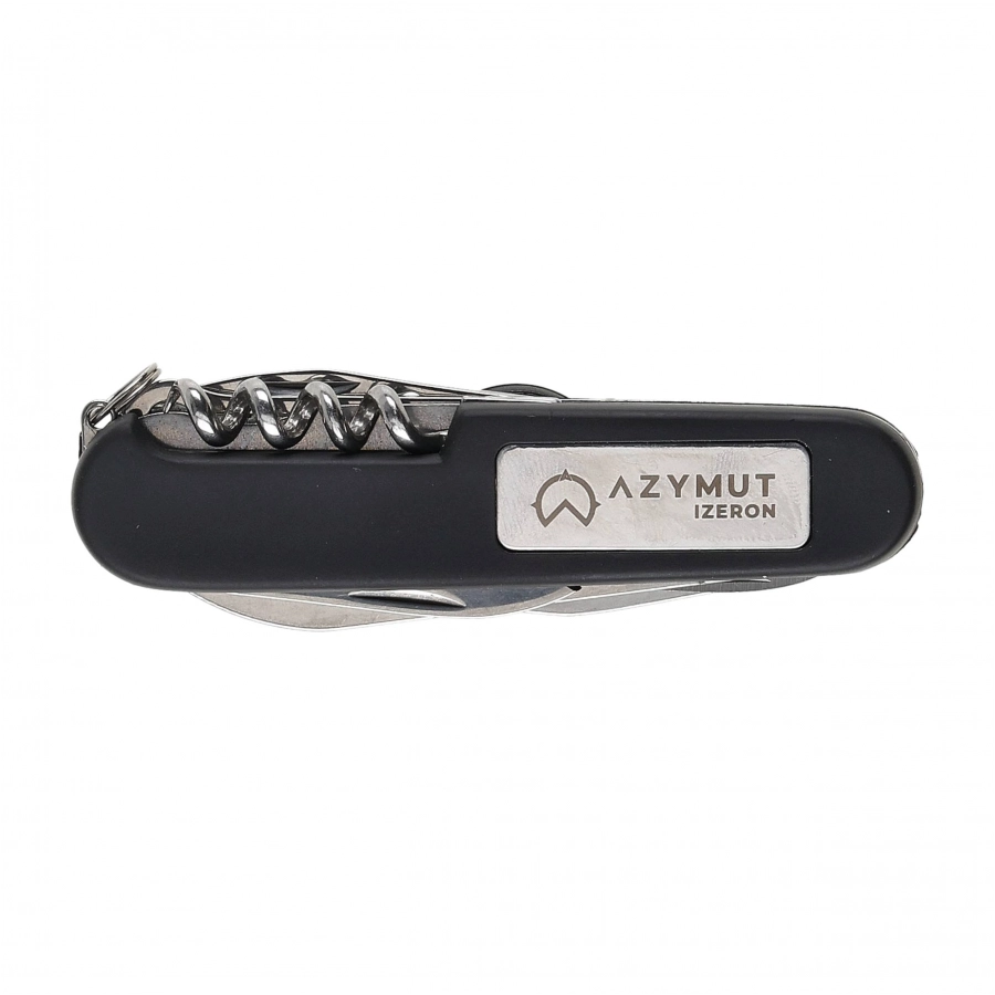 Azimuth Izeron black pocket knife with holster 3/8