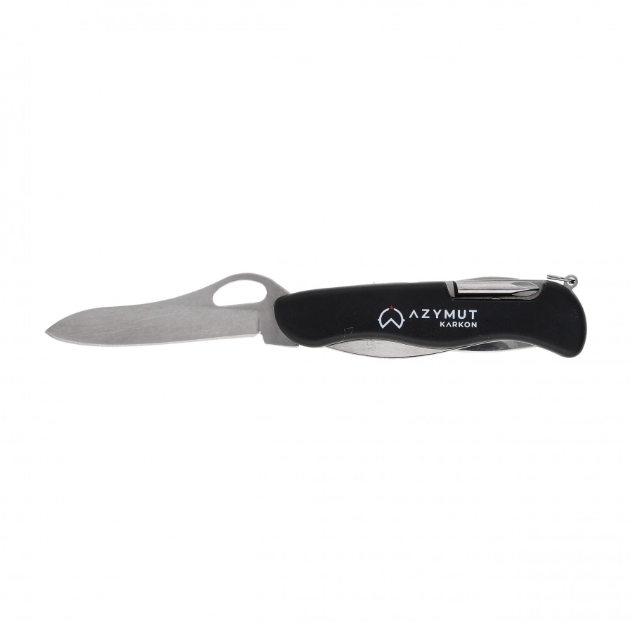 Azimuth Karkon black pocket knife with holster 1/10