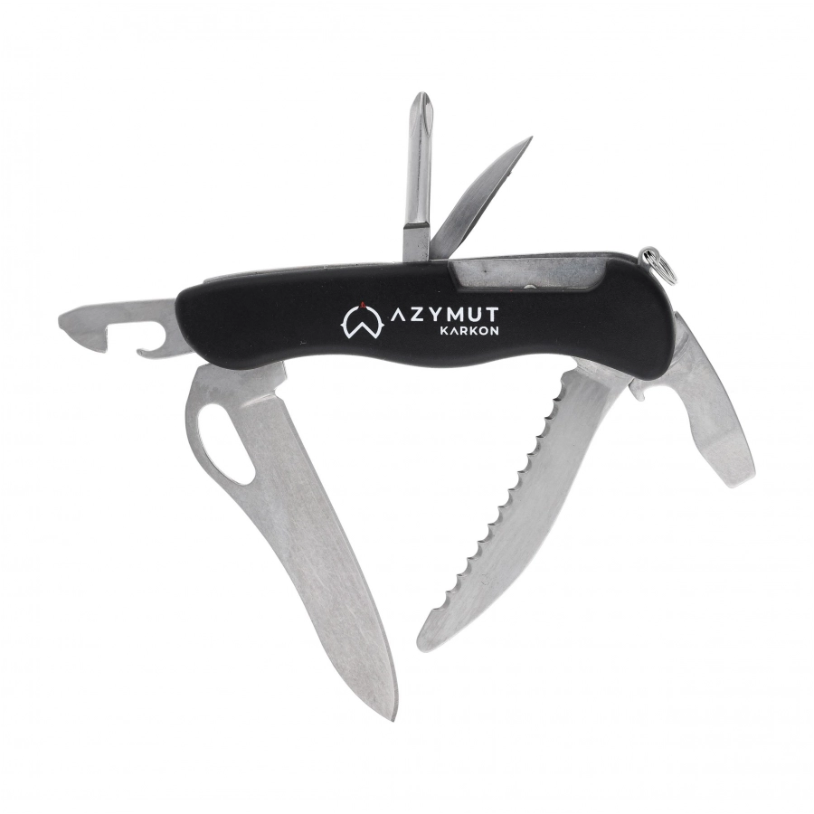 Azimuth Karkon black pocket knife with holster 4/10