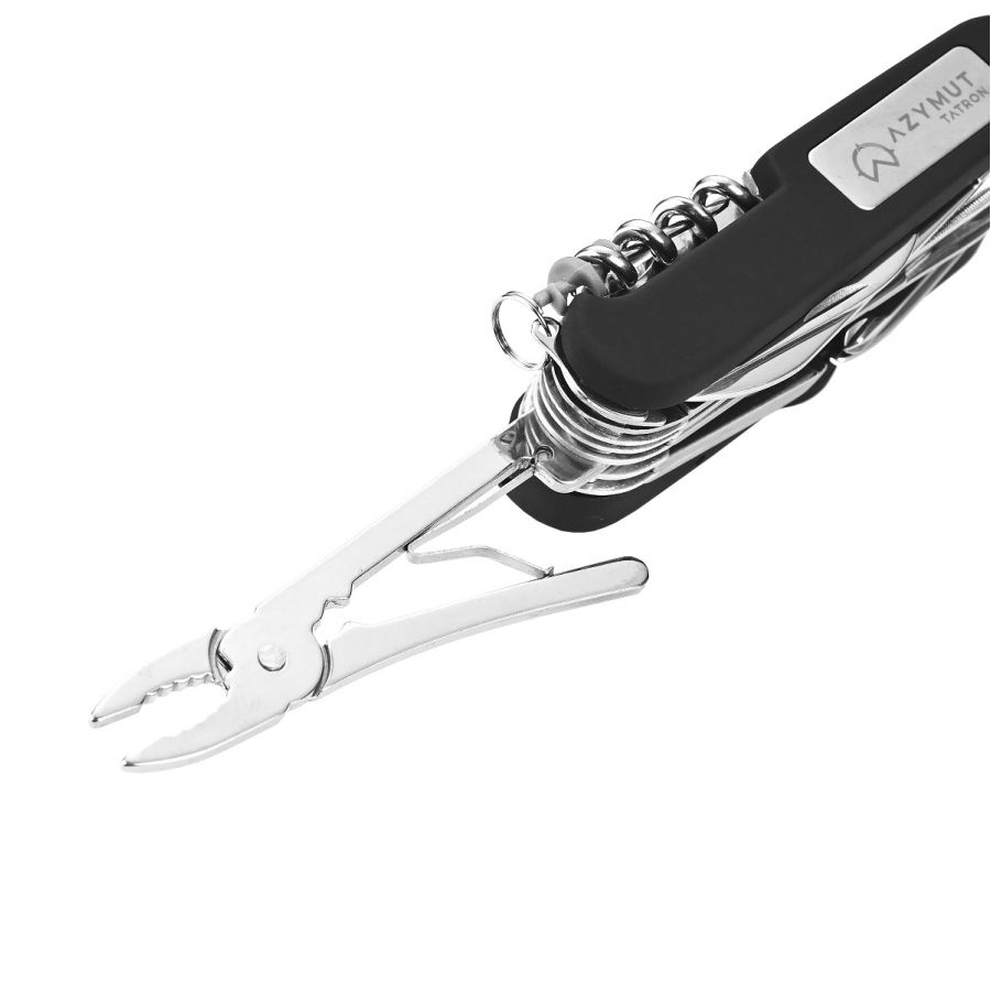 Azimuth Tatron black pocket knife with holster 2/8