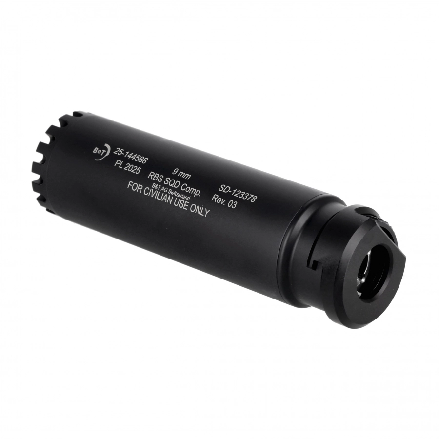 B&amp;T RBS Compact SMG/PDW Trilug 9mm Silencer 3/4