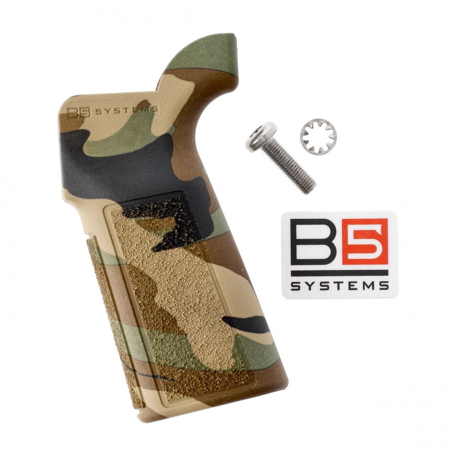 B5 P-GRIP 23 Woodland grip for AR15 4/4