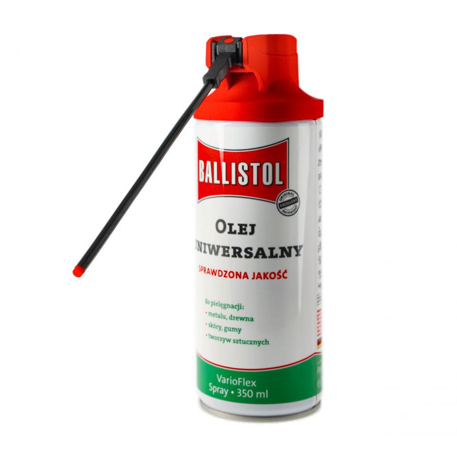 Ballistol gun oil spray VarioFlex nozzle 350 1/4