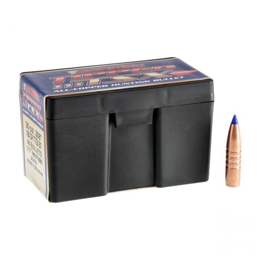 Barnes TTSX BT .30/.308 180gr 50pcs bullet. 1/4