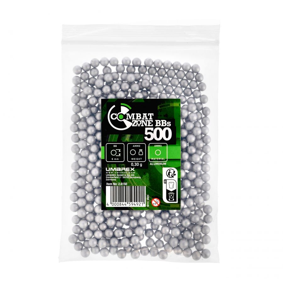 BB balls for ASG Combat Zone ALU 0,3 g 500 pcs. 1/3