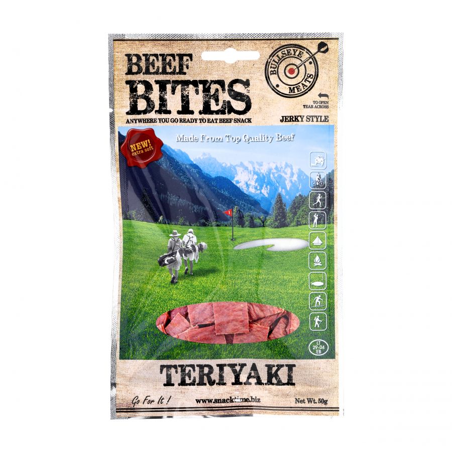 Beef Bites beef teriyaki 50g 1/2