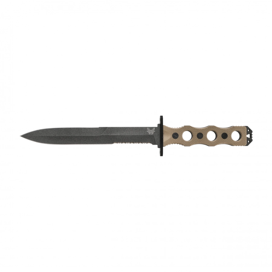 Benchmade 185SBK-1 SOCP fixed blade knife 1/5