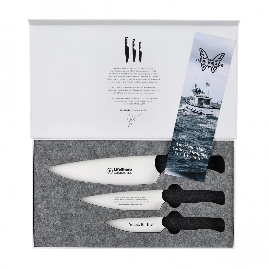 Benchmade 4000-02 set of 3 kitchen knives 4/5