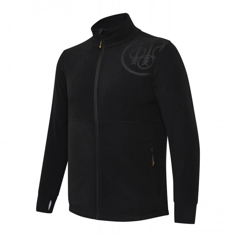 Beretta men's HP Logo Full Zip sweatshirt, black 1/4