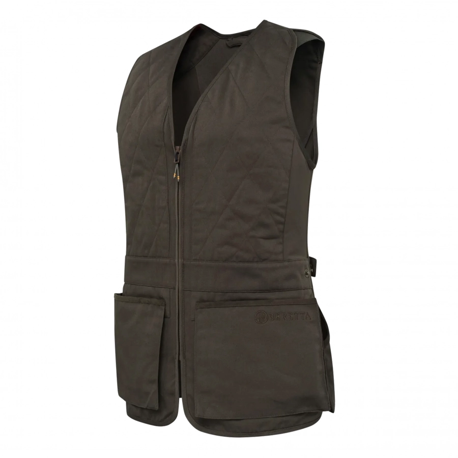 Beretta Teal Sporting EVO women's vest, brownow 1/5