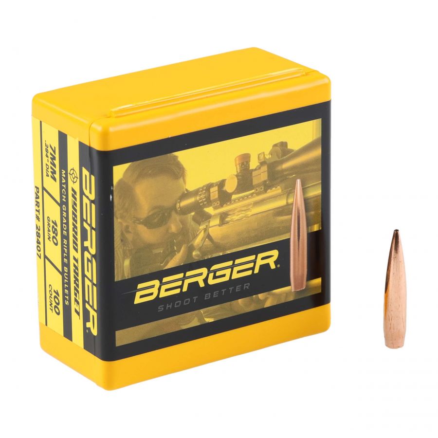 Berger bullet cal. 7mm Hyb Tar 11.7g/180gr 100pcs 1/4