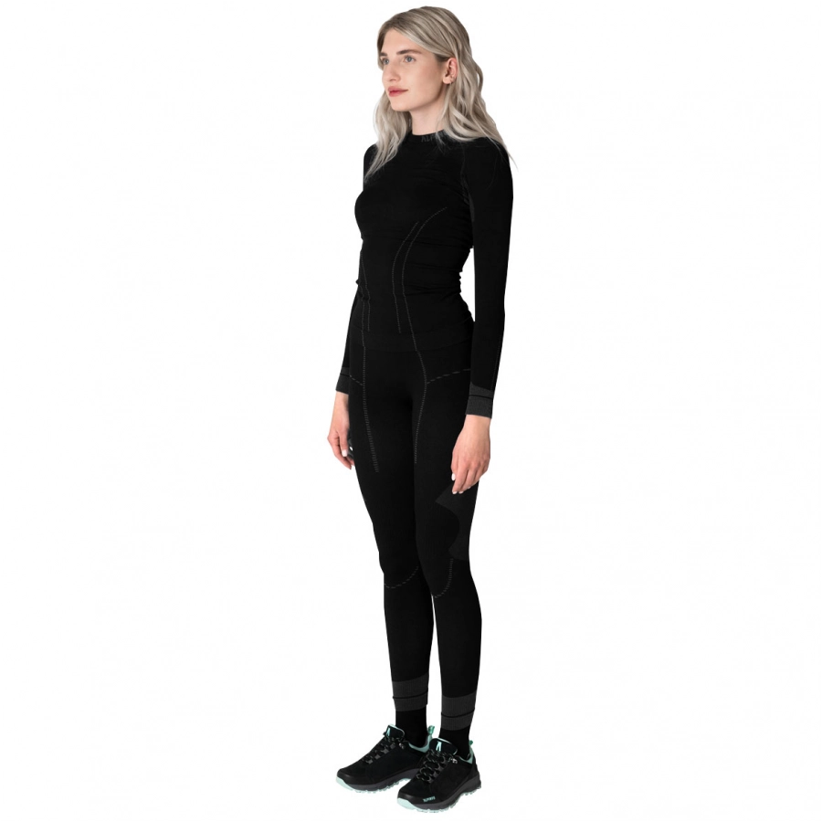 Bielizna damska Alpinus Termoaktywna Tactical Base Layer Set czarna 2/7