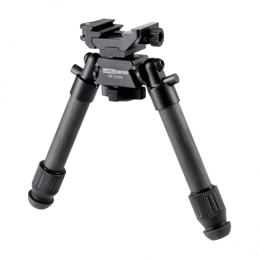 Bipod karbonowy Linko Gear HB-C02M na picatinny i ARCA czarny 2/6
