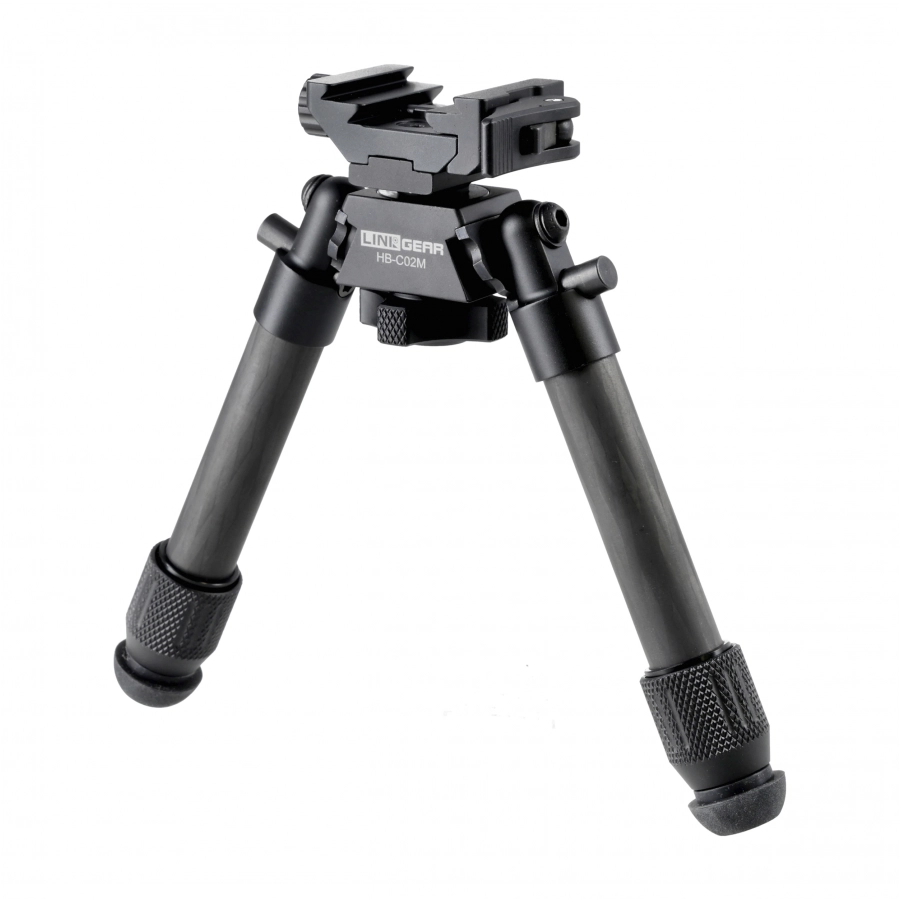 Bipod karbonowy Linko Gear HB-C02M na picatinny i ARCA czarny 1/6