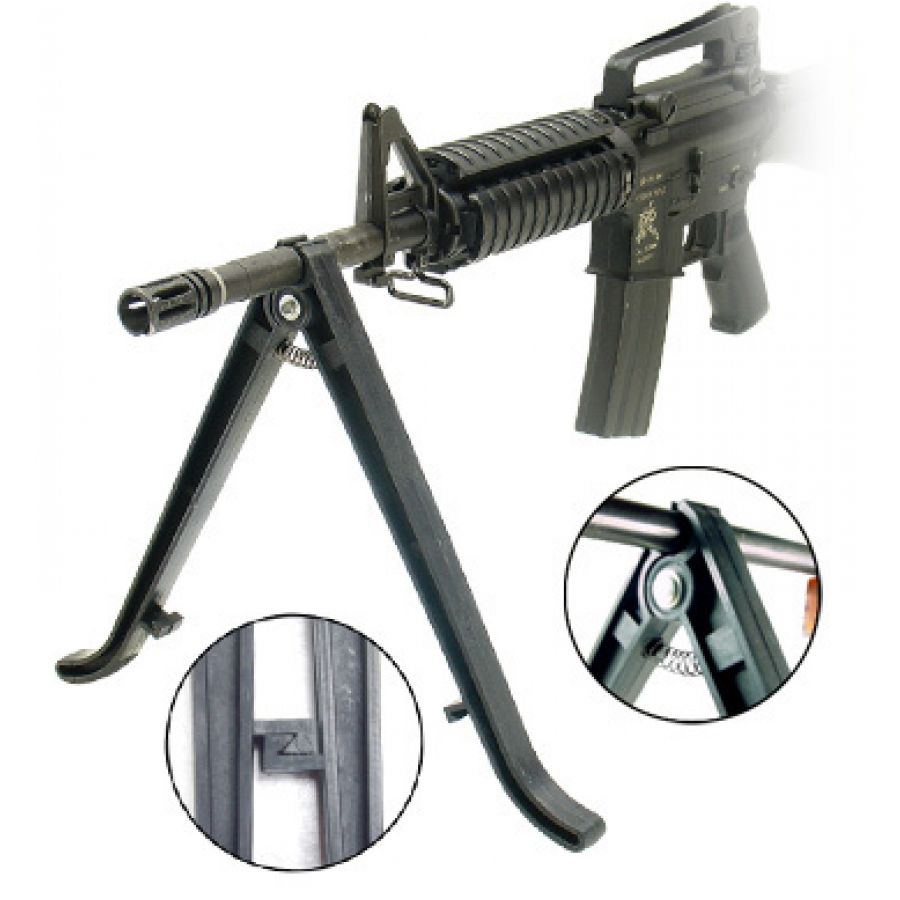 Bipod Leapers Clamp-ON Zytel 10-11" 4/5