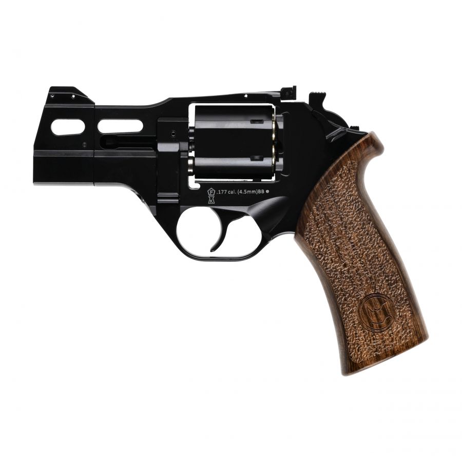 Black Ops Rhino 30DS 4.5mm air gun revolver black 1/10