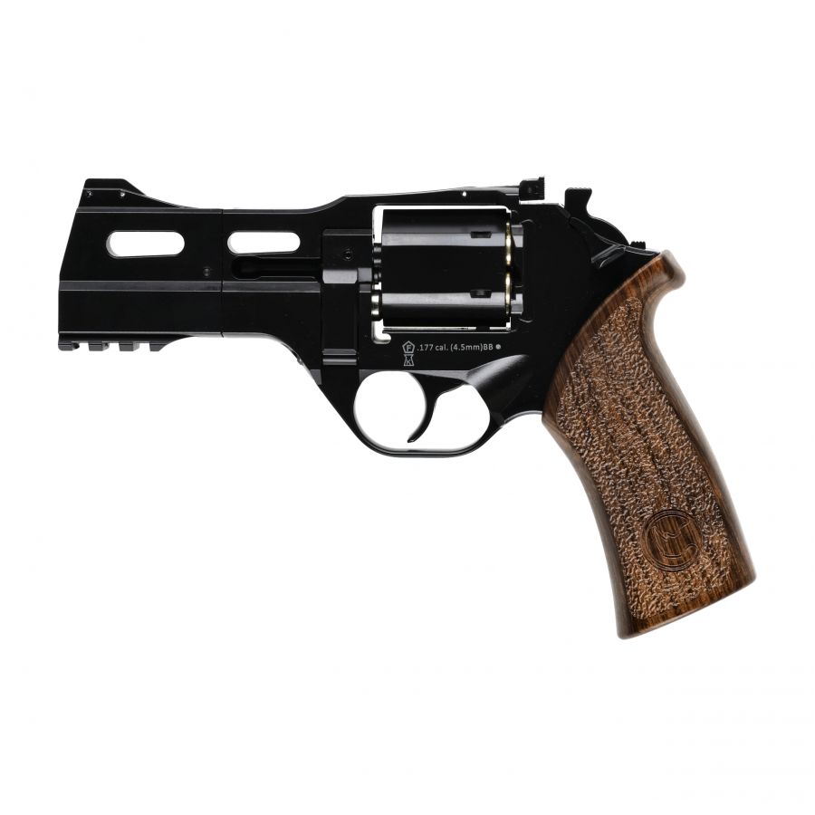 Black Ops Rhino 40DS 4.5mm air gun revolver black 1/10