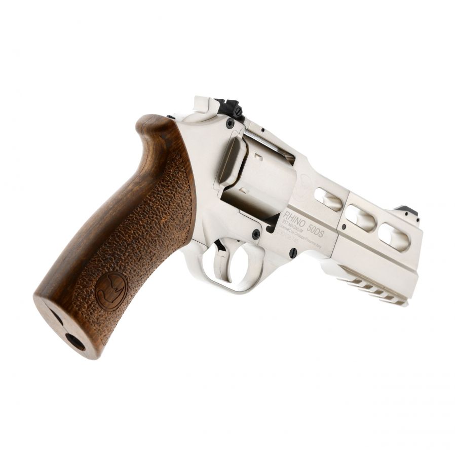 Black Ops Rhino 50DS 4.5mm silver air gun revolver 4/11