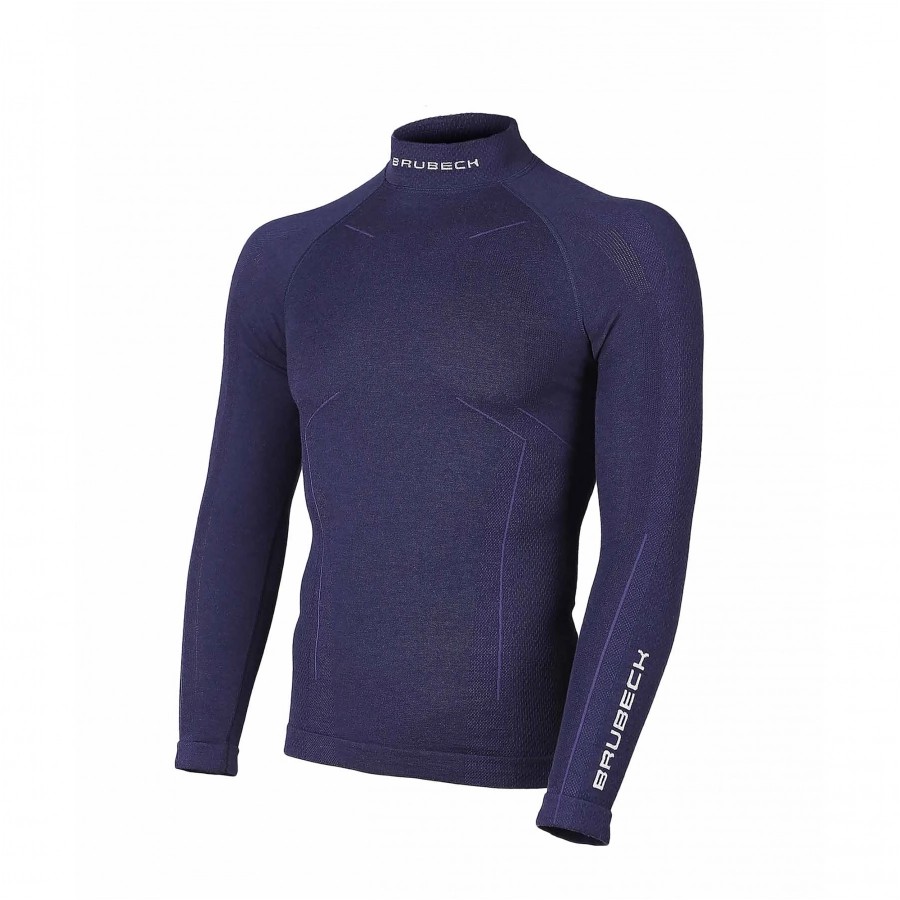 Bluza Brubeck EXTREME WOOL granatowa 1/4